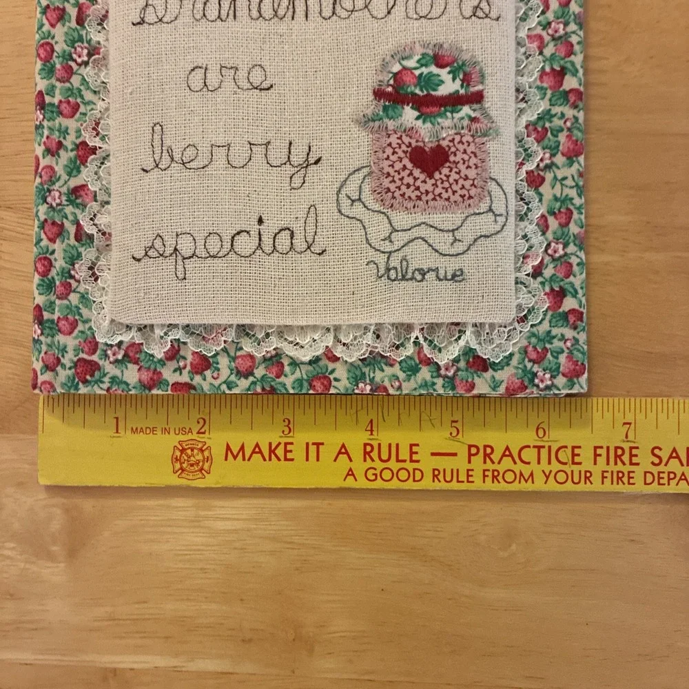 Grandmothers Are Berry Special Fabric Notebook With Notepad Cottage Core